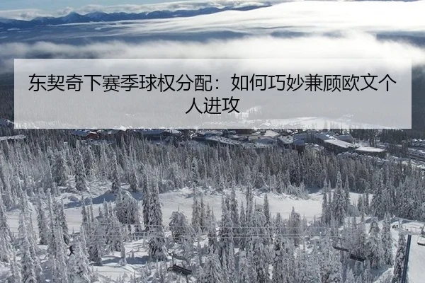东契奇下赛季球权分配：如何巧妙兼顾欧文个人进攻